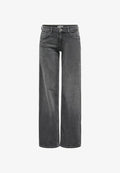 ONLY WIDE-FIT JEANS ONLJULIA LOW WAIST WIDE LEG FIT JEANS - Wide Leg - grey denim