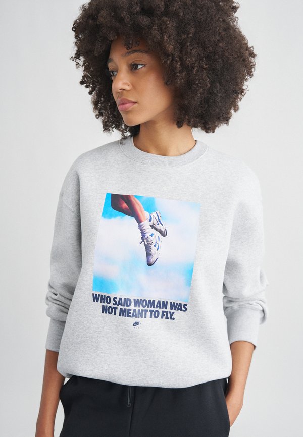 Nike Sportswear PHOTO CREW - Sweatshirt - pure platinum coloured