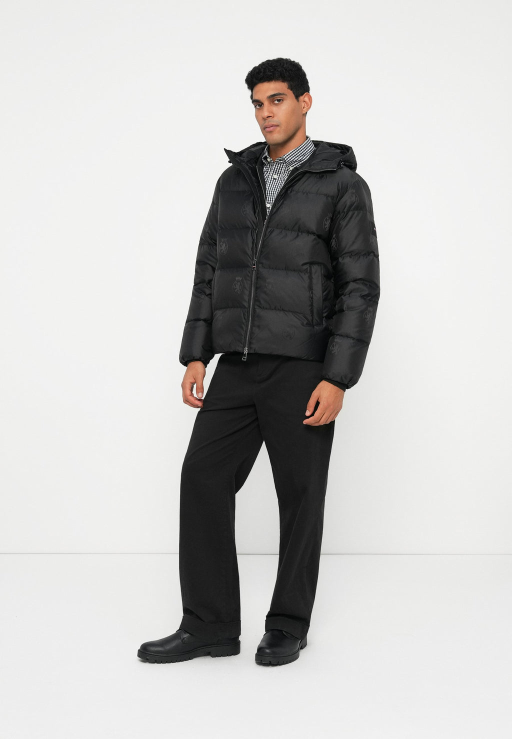 TH CREST PRINT DOWN PUFFER JACKET Media 2