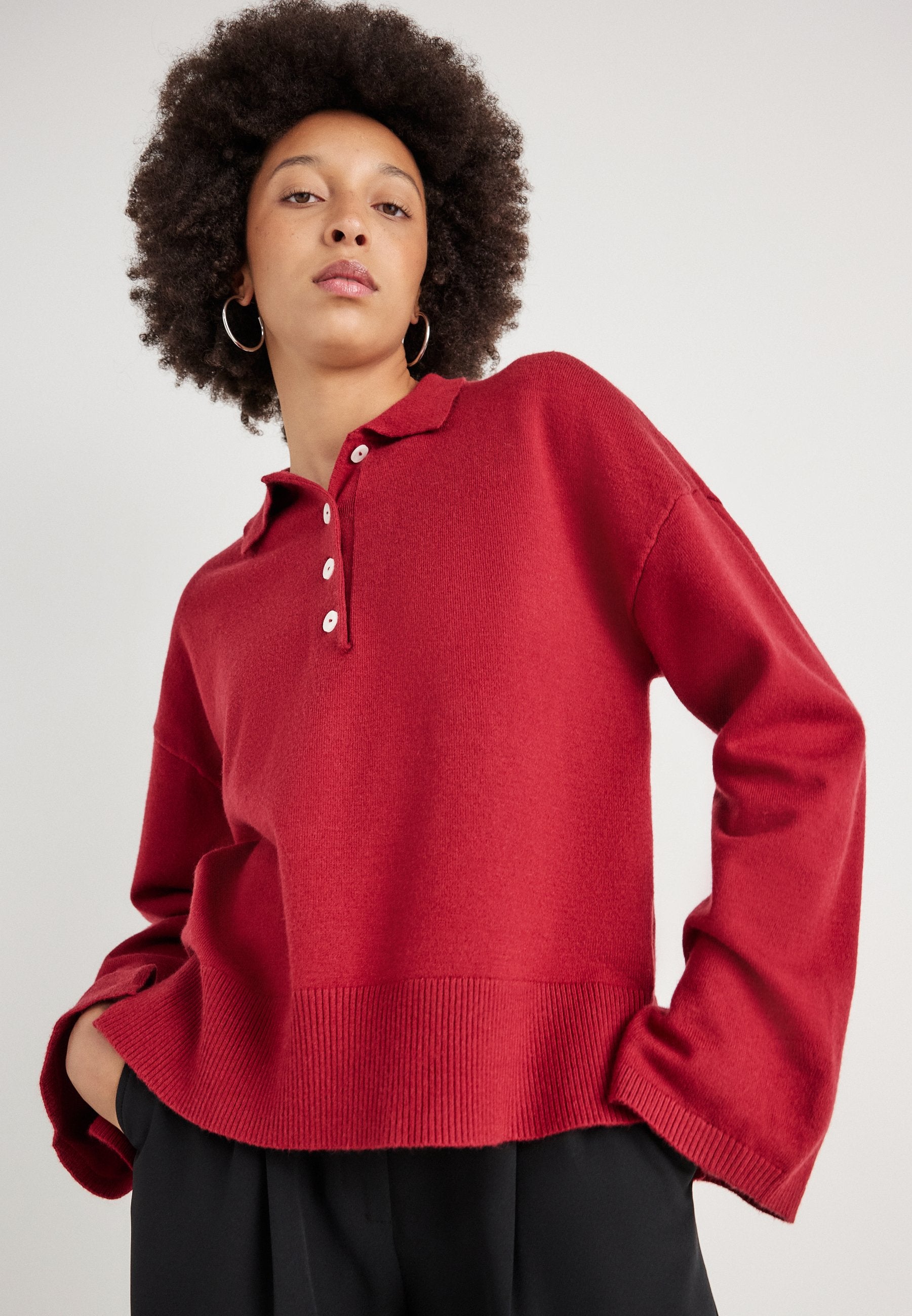 Gina Tricot COLLAR SWEATER