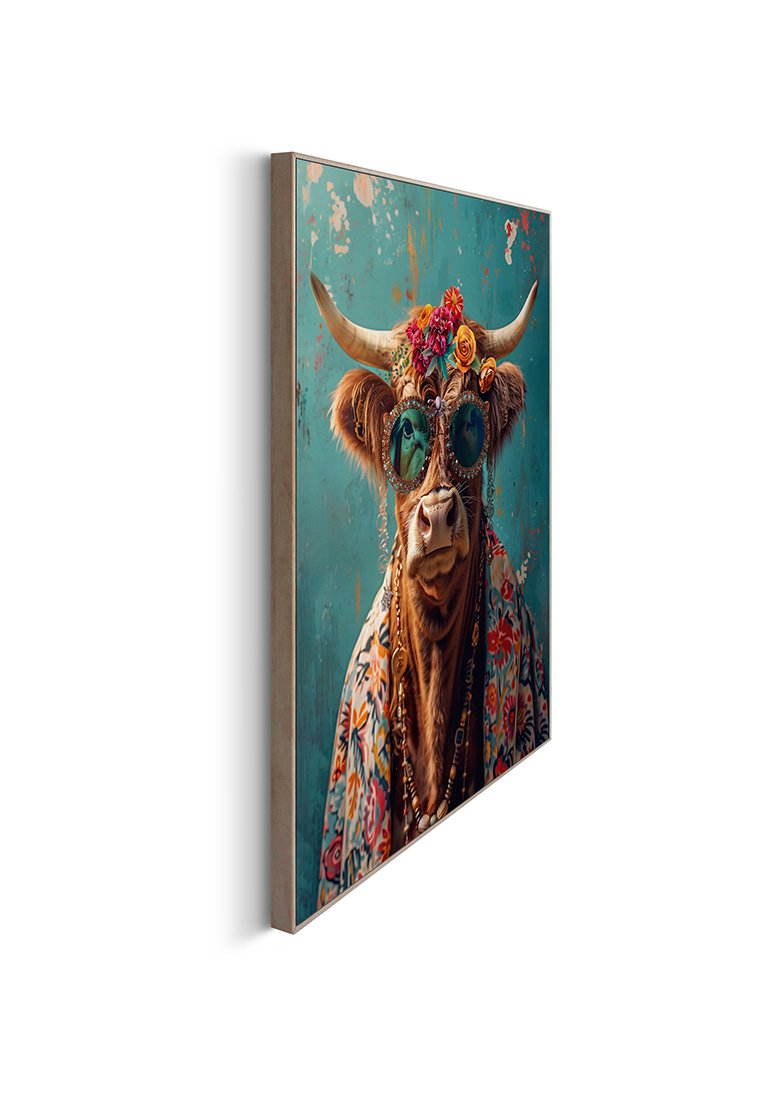Orange Wallz COLOURED COW