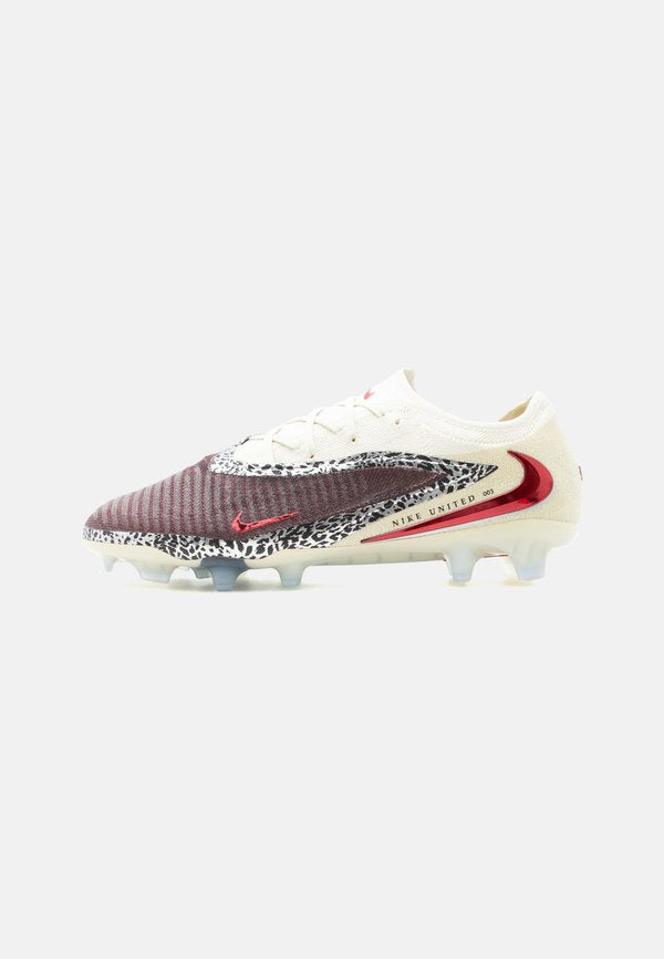 Nike Performance PHANTOM 6 LOW ELITE UNITED FG UNISEX - Firm-ground football boots - burgundy crush/university red/fossil