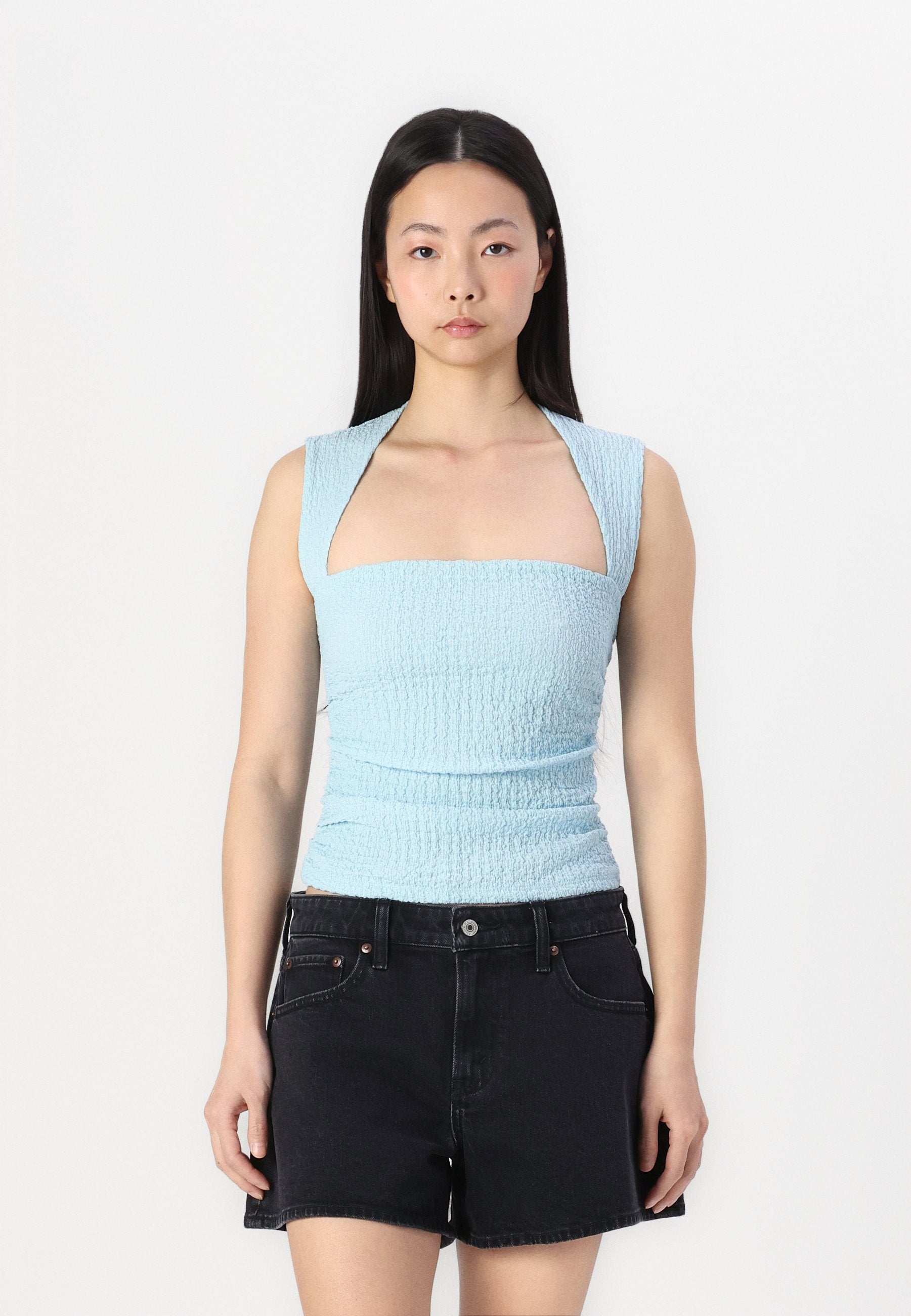 Abercrombie & Fitch BUBBLE KNIT AVA PORTRAIT