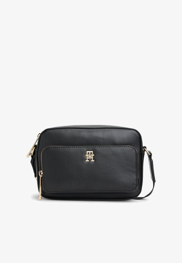 Tommy Hilfiger CROSSBODY CAMERA BAG - Cross body bag - black