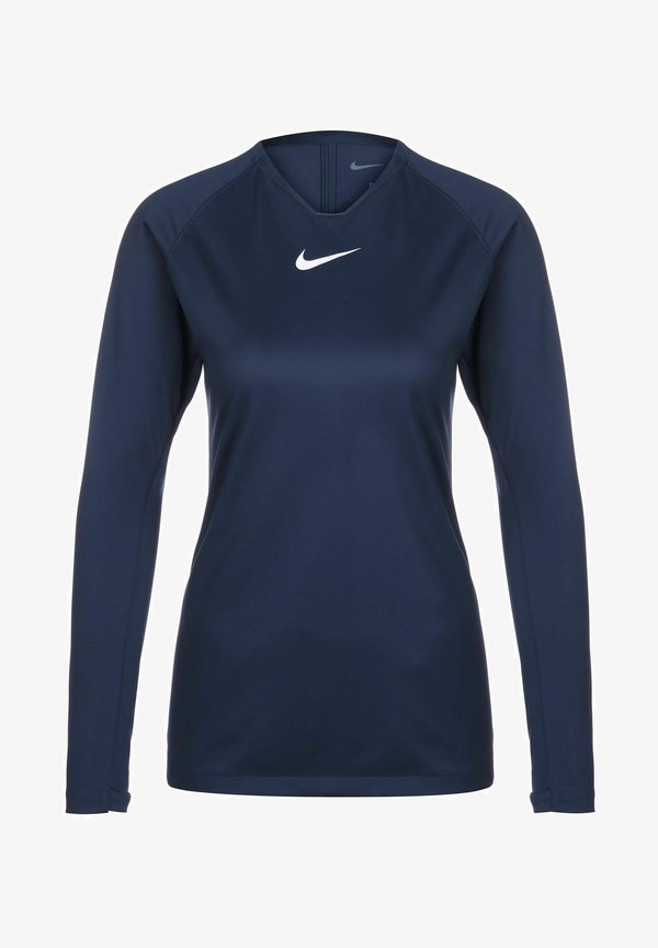 Nike Performance DRI-FIT PARK TRAININGS - Long sleeved top - midnight navy white