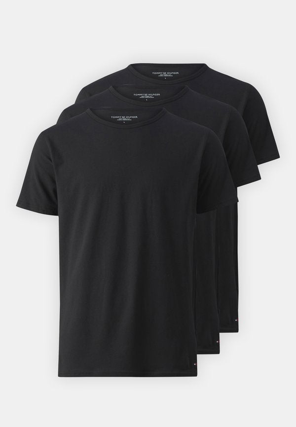 Tommy Hilfiger TEE 3 PACK - Undershirt - black