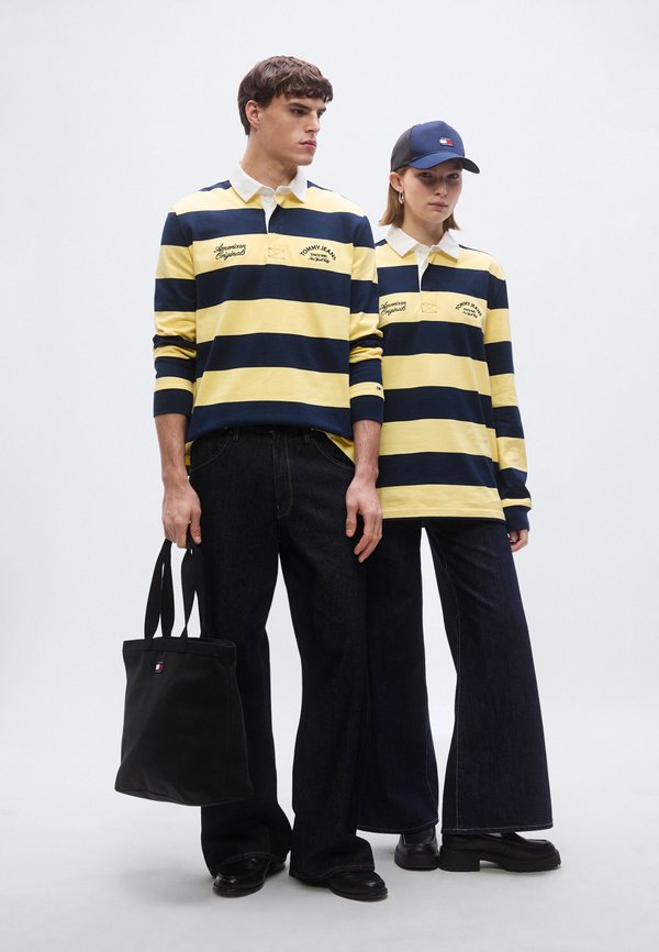 Tommy Jeans STRIPE RELAXED RUGBY SHIRT