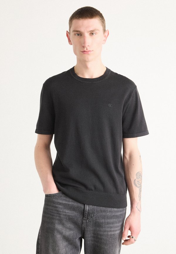 Calvin Klein SUPIMA CREW  - Jumper - black