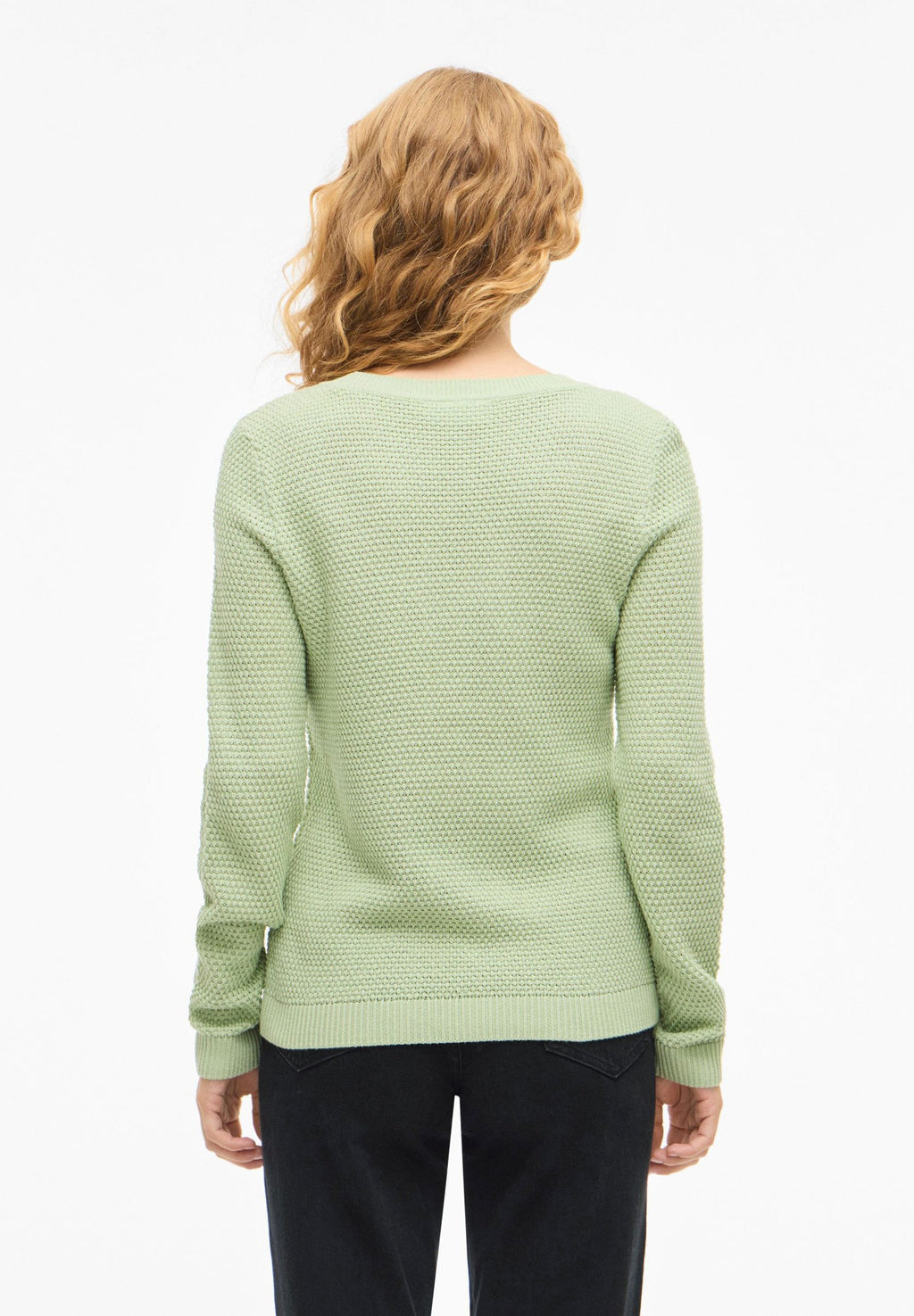 VILA VIDALO O-NECK L/S KNIT TOP- NOOS