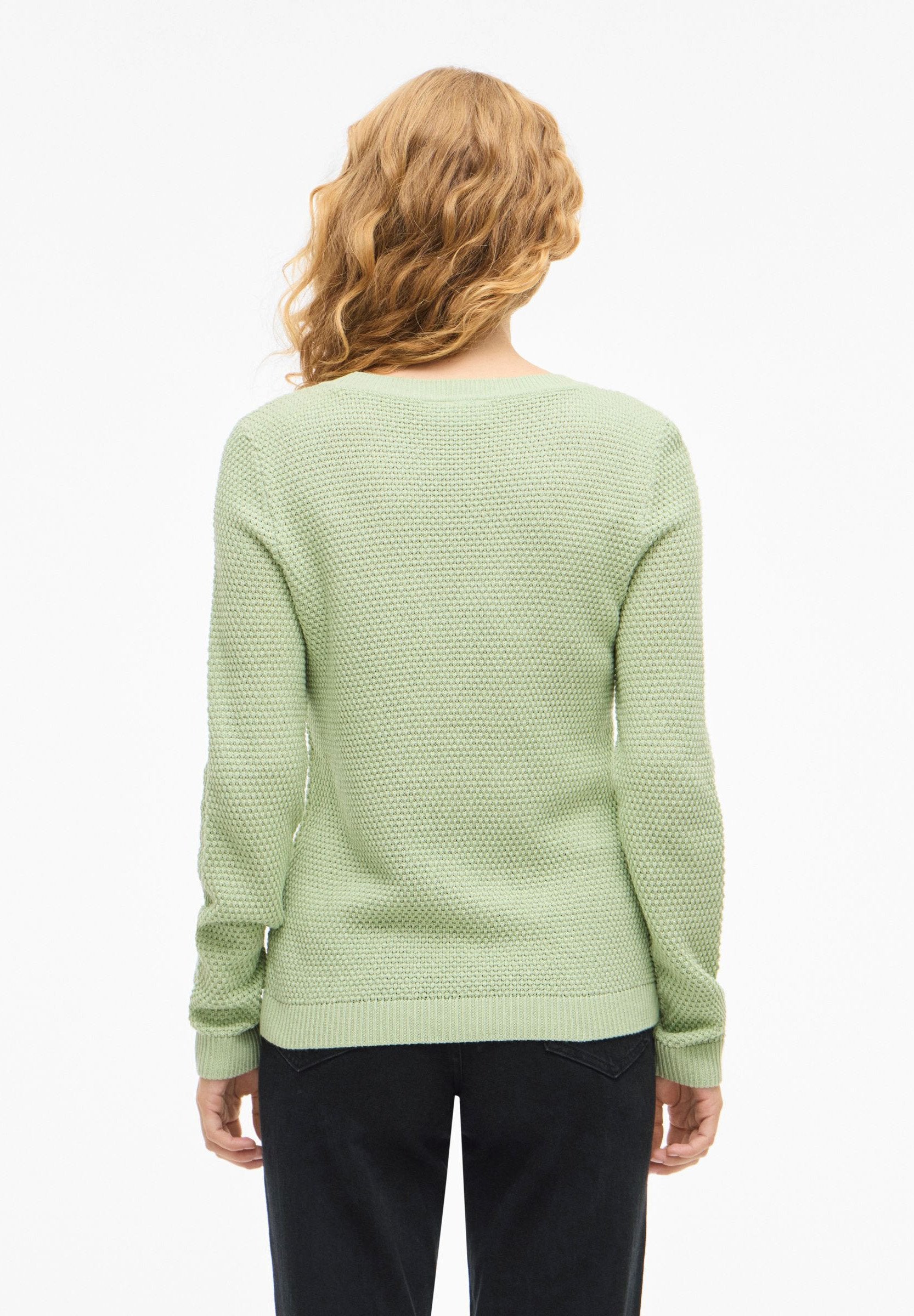 VILA VIDALO O-NECK L/S KNIT TOP- NOOS