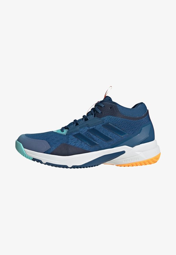 adidas Performance CRAZYFLIGHT 6 MID INDOOR - Basketball shoes - dusky petrol   dusky petrol   flash aqua