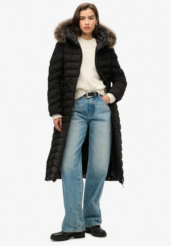 Superdry & Co FUJI LONGLINE - Winter coat - black