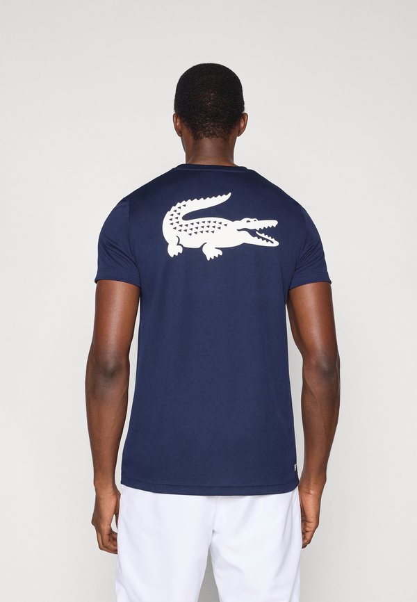 Lacoste TENNIS - Sports T-shirt - navy blue