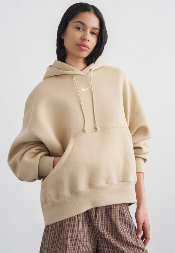 Nike Sportswear W NSW PHNX FLC OOS PO HOODIE - Hoodie - linen sail