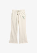 Superdry & Co ATHLETIC ESSENTIALS FLARE  - Tracksuit bottoms - turtledove cream