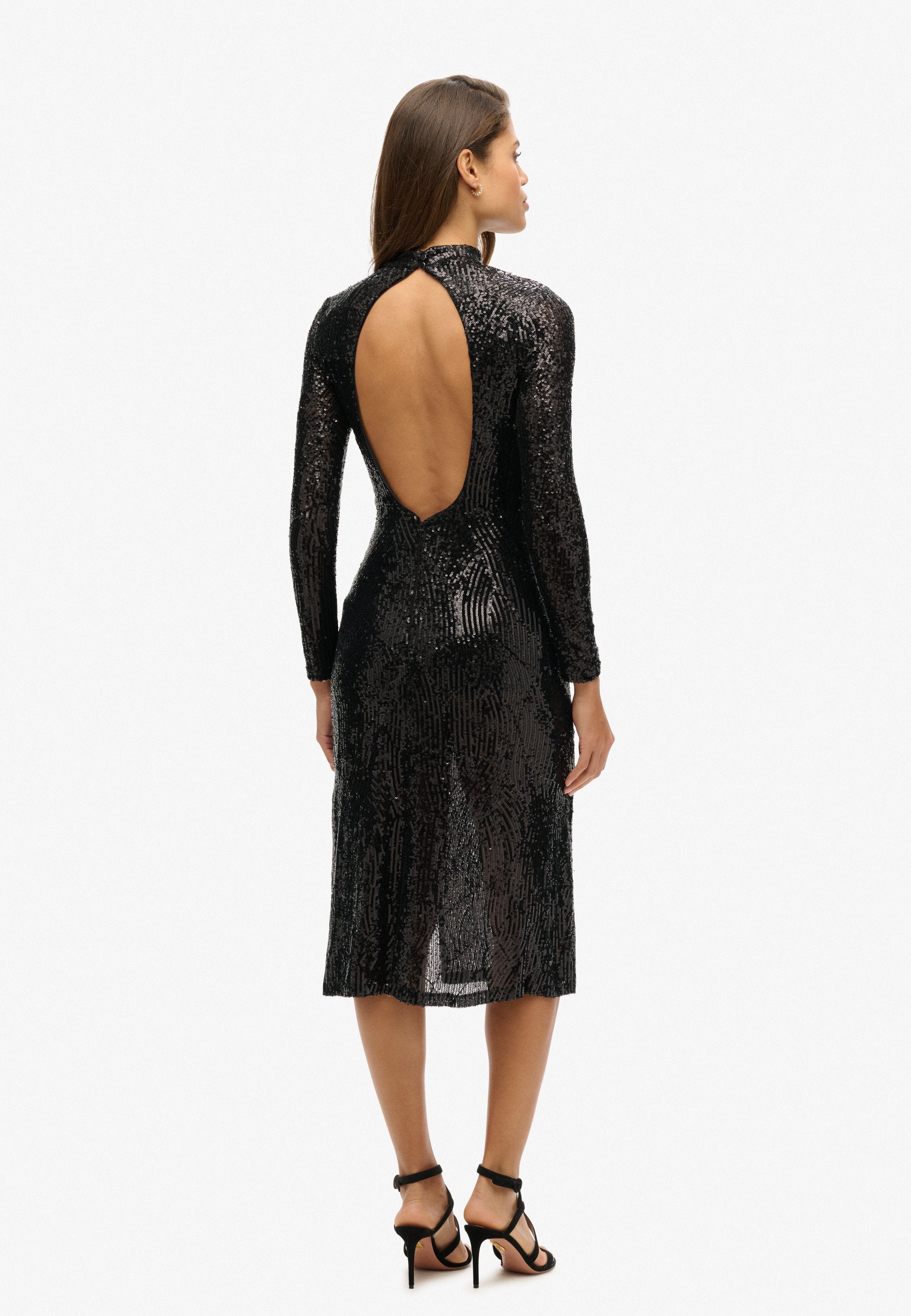 Superdry & Co LONG SLEEVE BACKLESS SPARKLY