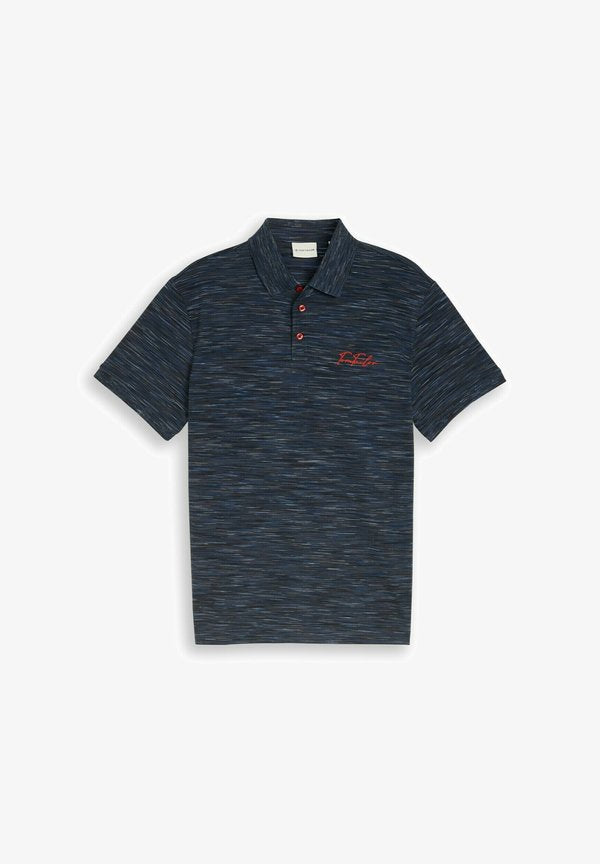 TOM TAILOR Polo shirt - navy tonal spacedye