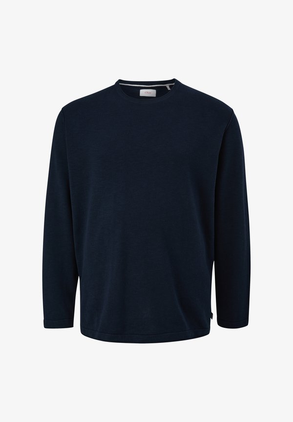 s.Oliver MIT RUNDHALSAUSSCHNITT - Jumper - navy