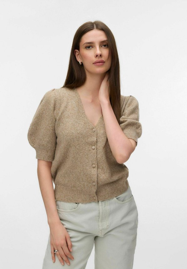Vero Moda VMDOFFY Knit - Cardigan - sepia tint