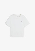 Tommy Hilfiger INTERLOCK BOXY C-NK SS TEE - INTERLOCK ESS - Basic T-shirt - ecru