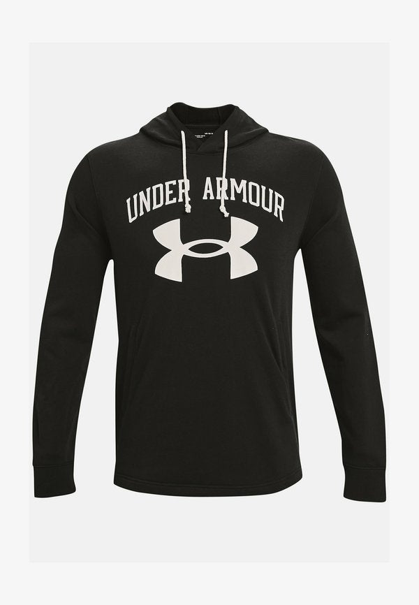 Under Armour RIVAL TERRY BIG LOGO HD-WHT - Hoodie - black
