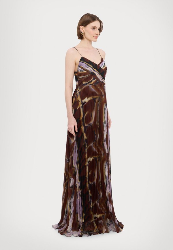 Halston FOSETTE GOWN