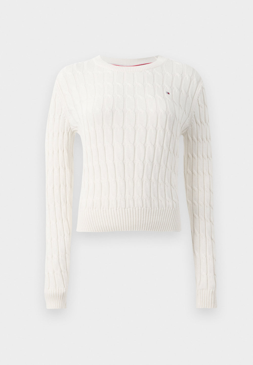 CABLE KNIT CREW NECK JUMPER Media 1