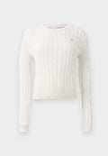 CABLE KNIT CREW NECK JUMPER Media 1