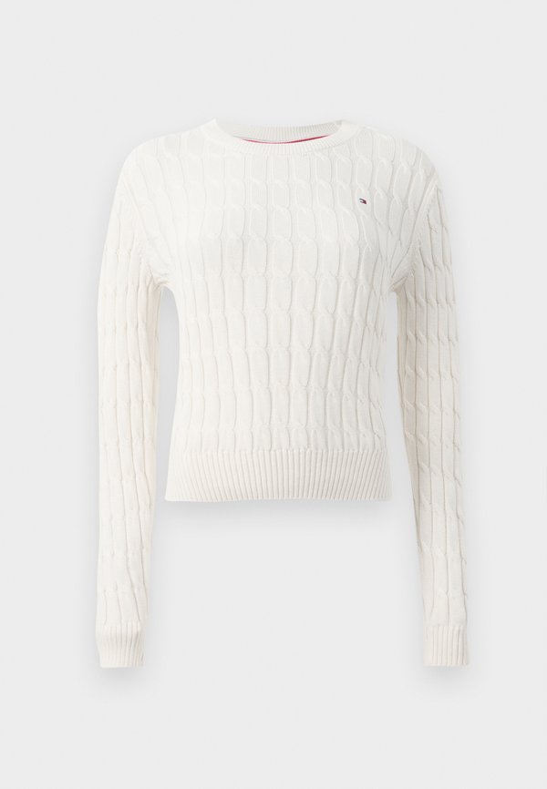 Tommy Hilfiger CABLE KNIT CREW NECK JUMPER - Jumper - calico