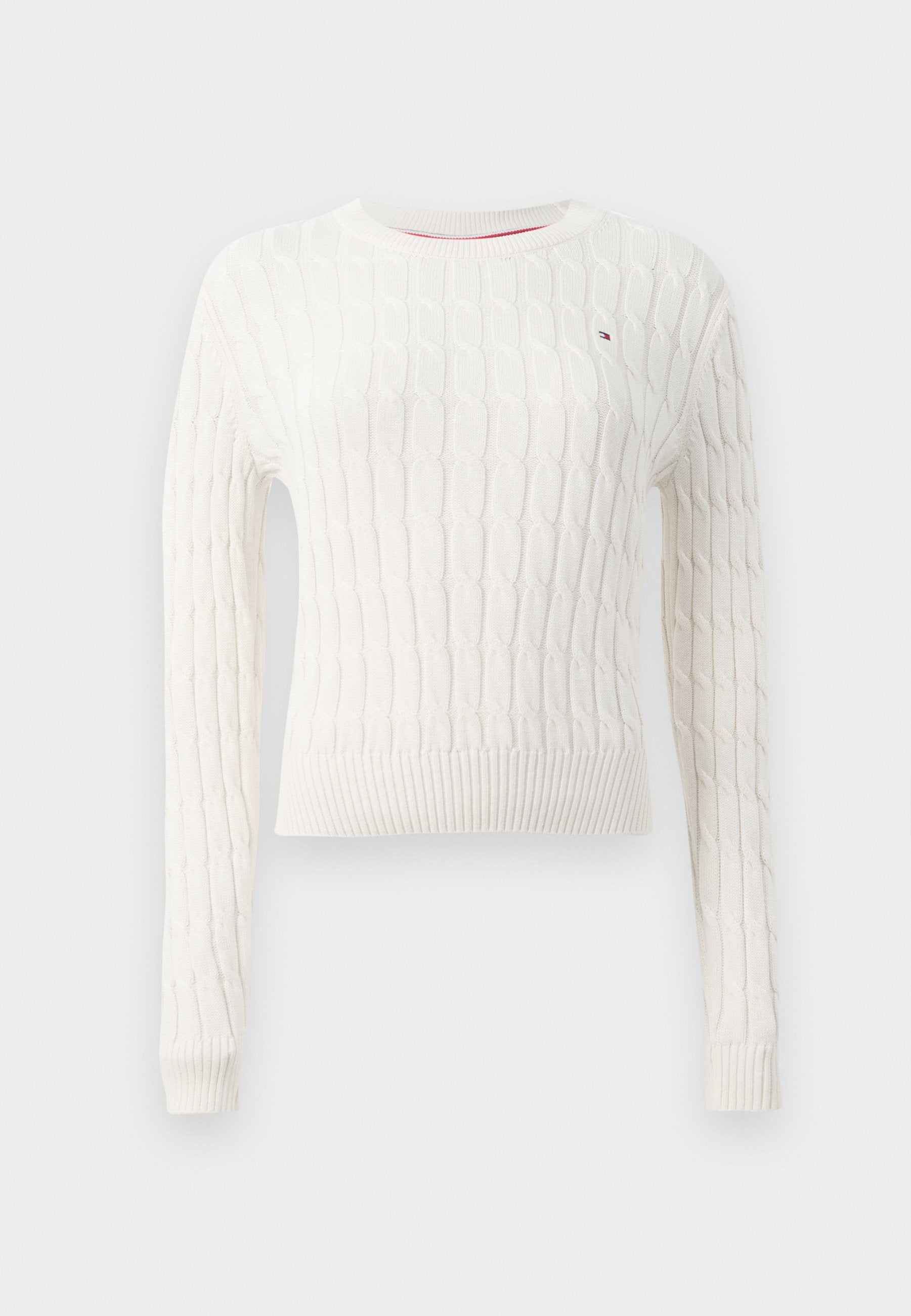 CABLE KNIT CREW NECK JUMPER Media 1