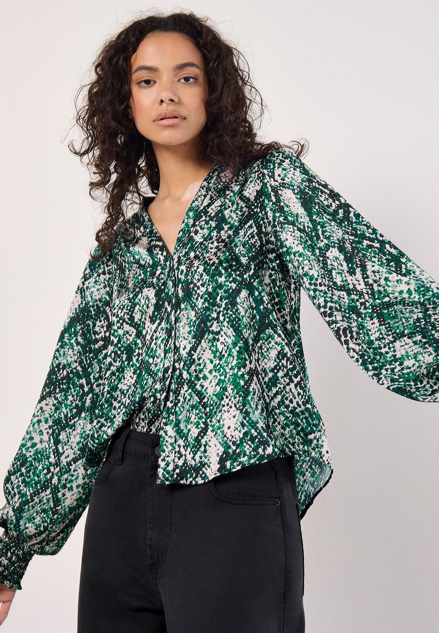 Apricot SNAKESKIN HAMMERED