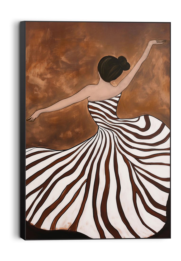 Orange Wallz DANCING LADY
