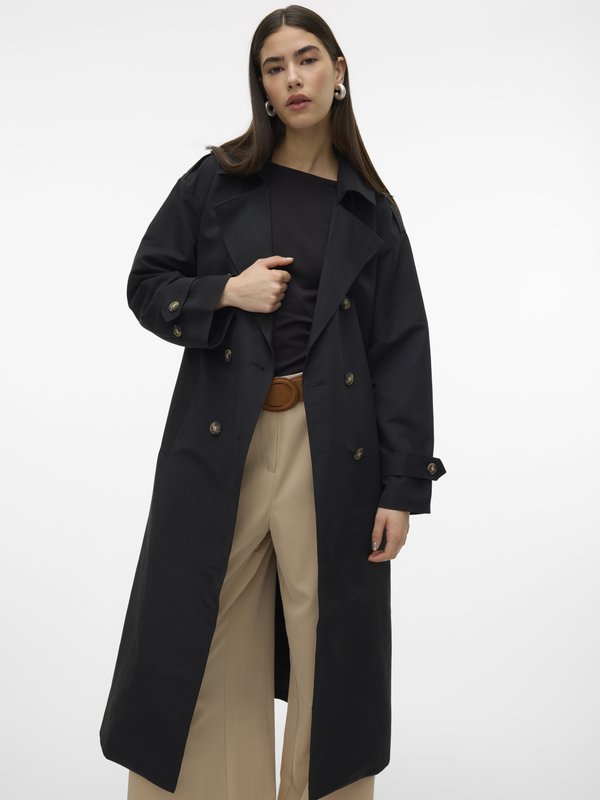 Vero Moda VMCHLOE - Trenchcoat - black