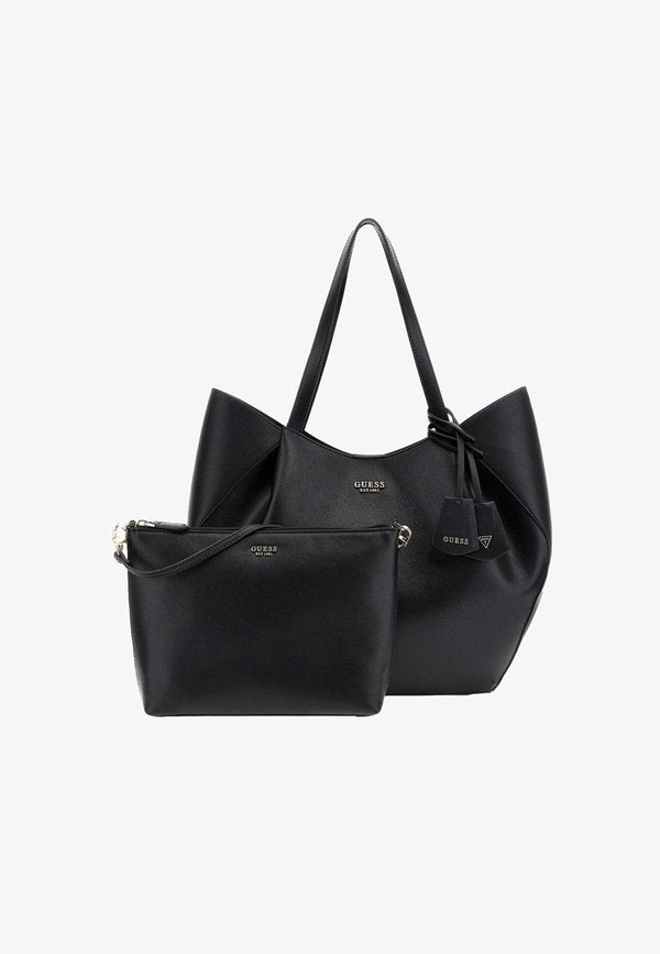 Guess GUESS SCHULTERTASCHE AMORETTE HANDTASCHE - Handbag - schwarz