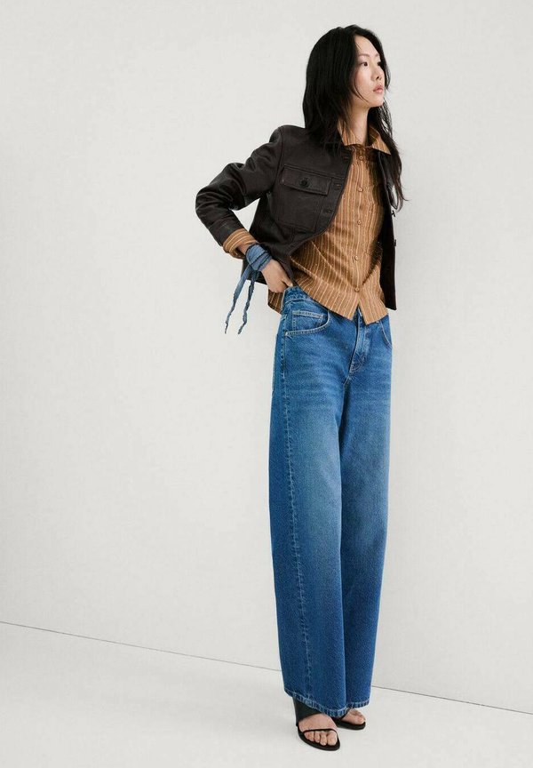 Mango Button-down blouse - brown