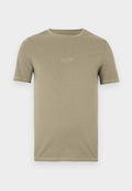 Guess AIDY CN SS TEE - Basic T-shirt - khaki way