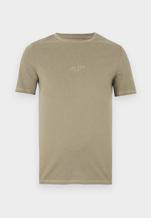 Guess AIDY CN SS TEE - Basic T-shirt - khaki way