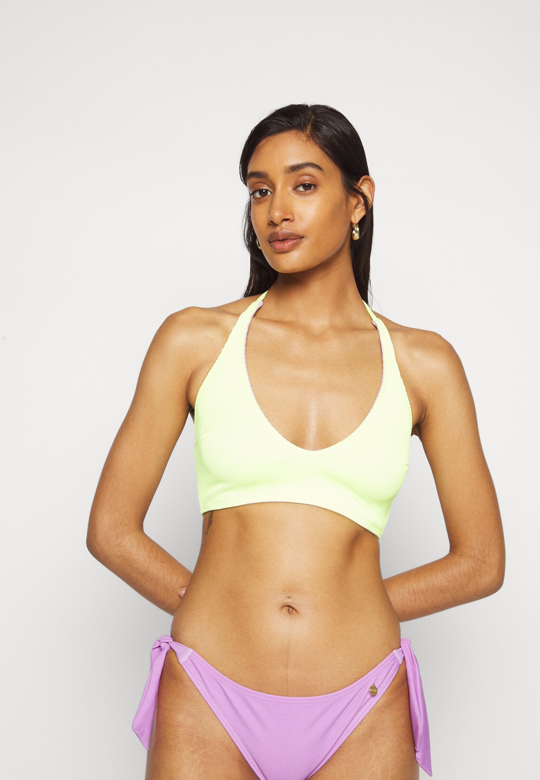 We Are We Wear ANTONIA REVERSIBLE HALTER PLUNGE