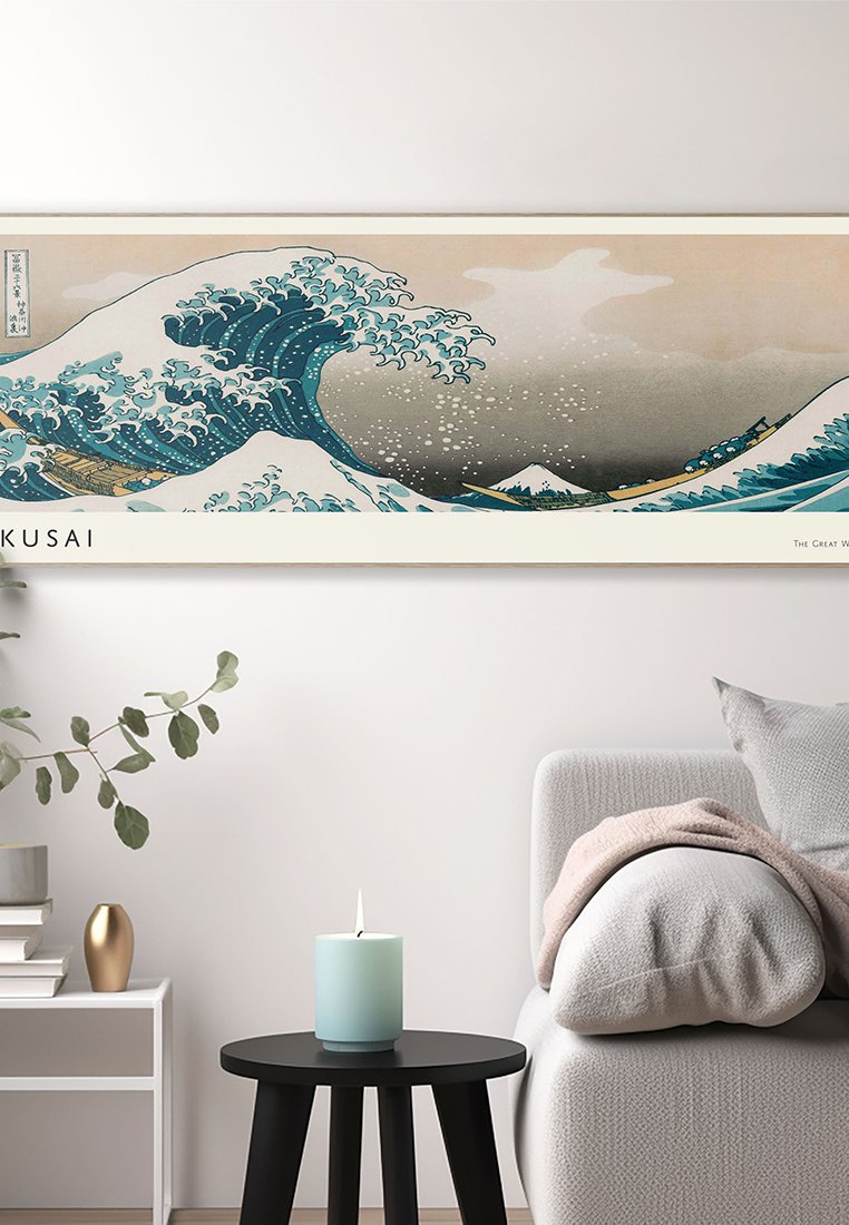 Orange Wallz HOKUSAI - THE GREAT WAVE