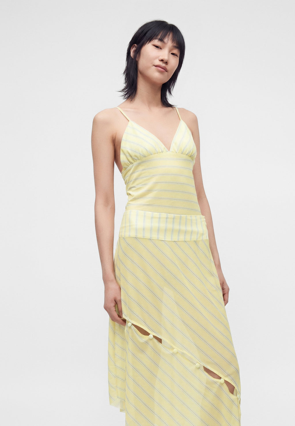 House of Sunny STRIPED ASYMMETRIC