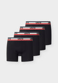 Levi's® MEN REPEAT LOGO 4 PACK - Boxer briefs - black