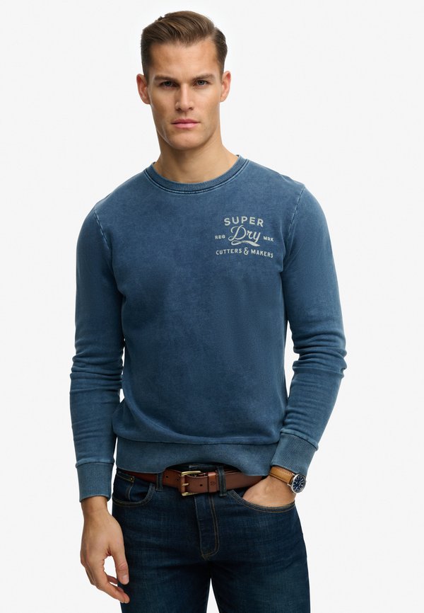 Superdry & Co CUTTERS AND MAKERS - Sweatshirt - light indigo blue