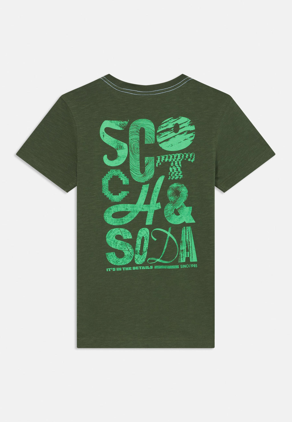 Scotch & Soda REGULAR FIT WITH BACK ARTWORK