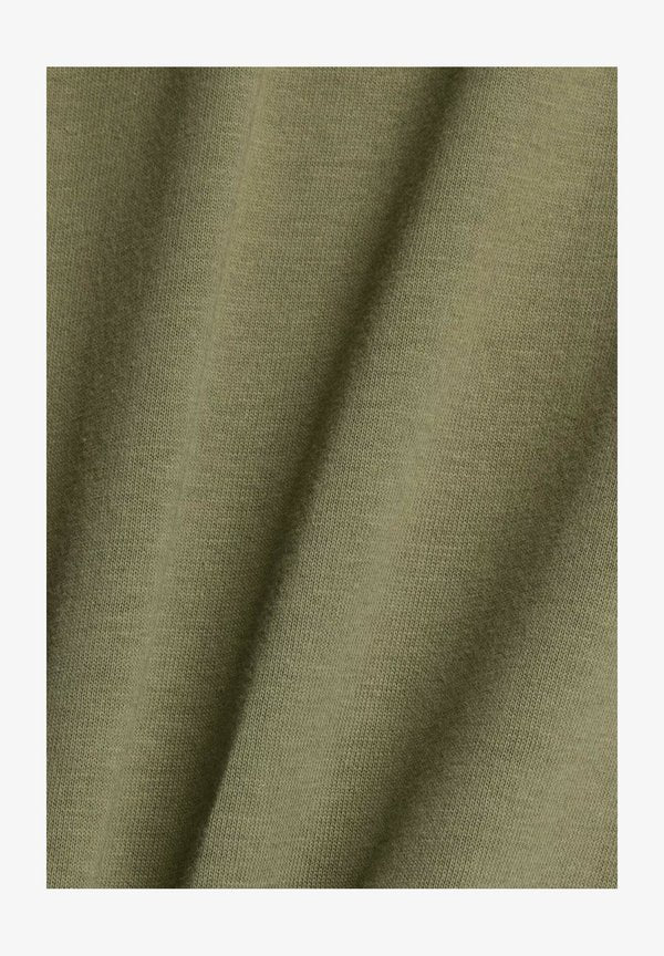 New Balance LINEAR GRAPHIC - Print T-shirt - dark olivine