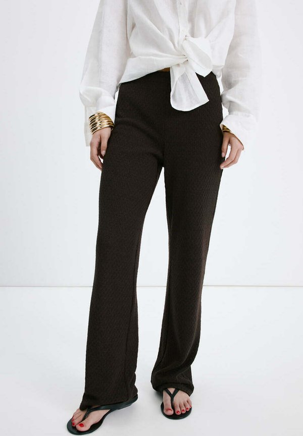 Mango ADULT - Trousers - dark brown