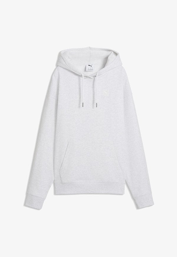 Puma ESSENTIALS ELEVATED HOODIE - Hoodie - white glow heather