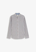TOM TAILOR Shirt - blue multicolor stripe
