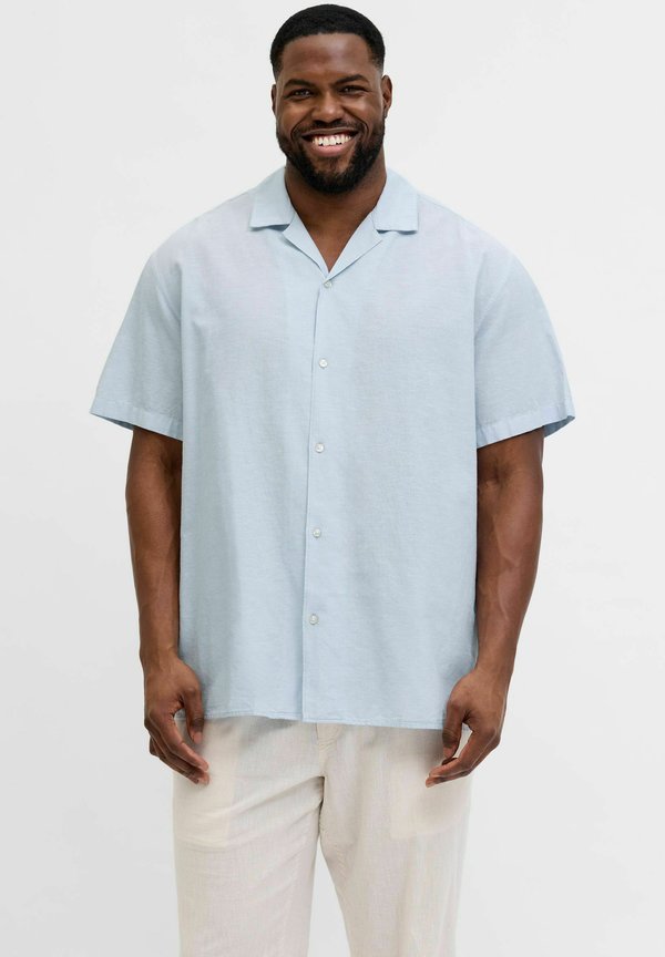 Jack & Jones Kurzarm Regular Fit Hemd - Shirt - Blue