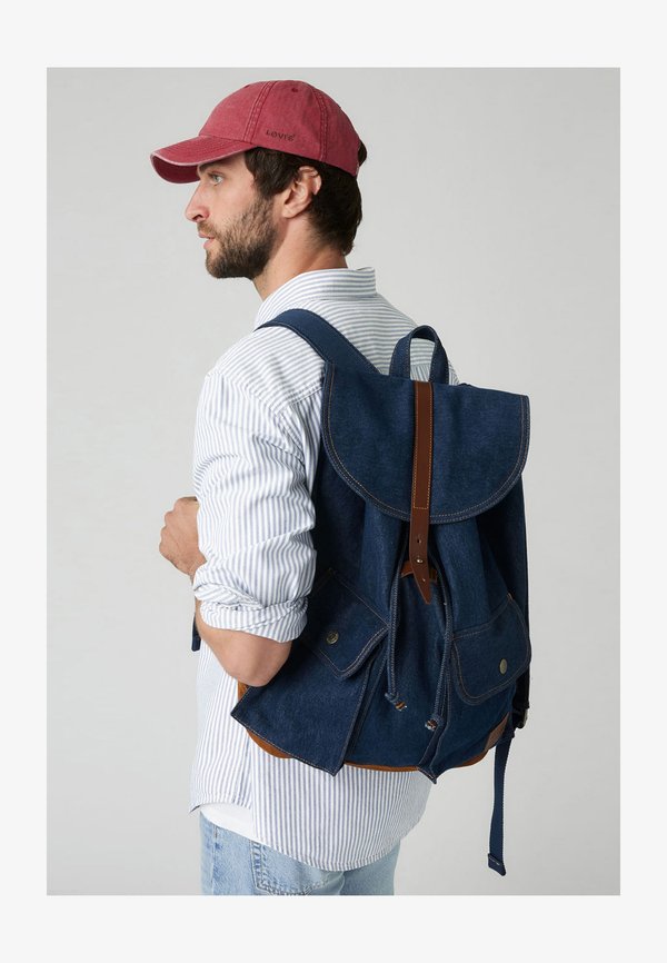 Levi's® HERITAGE UNISEX - Rucksack - indigo rinse