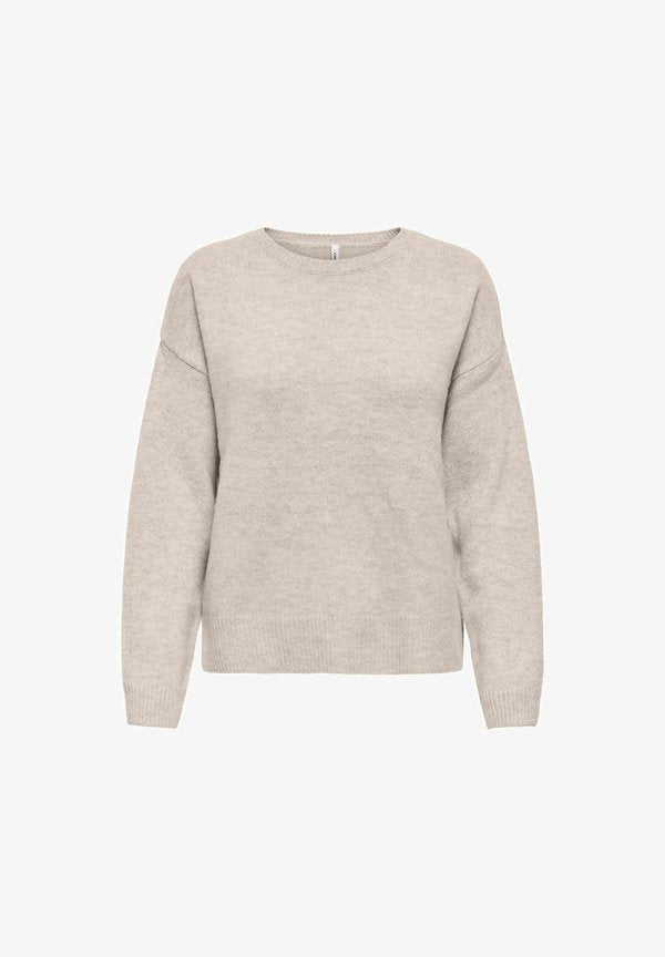 ONLY ONLOLIVIA LS O-NECK CC KNT - Jumper - humus